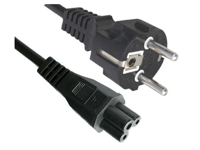 Tycon Systems Power Cord-Euro-IEC C5 - Power Cord Euro Plug and IEC C5(Funny) connector by TYCON SYSTEMS